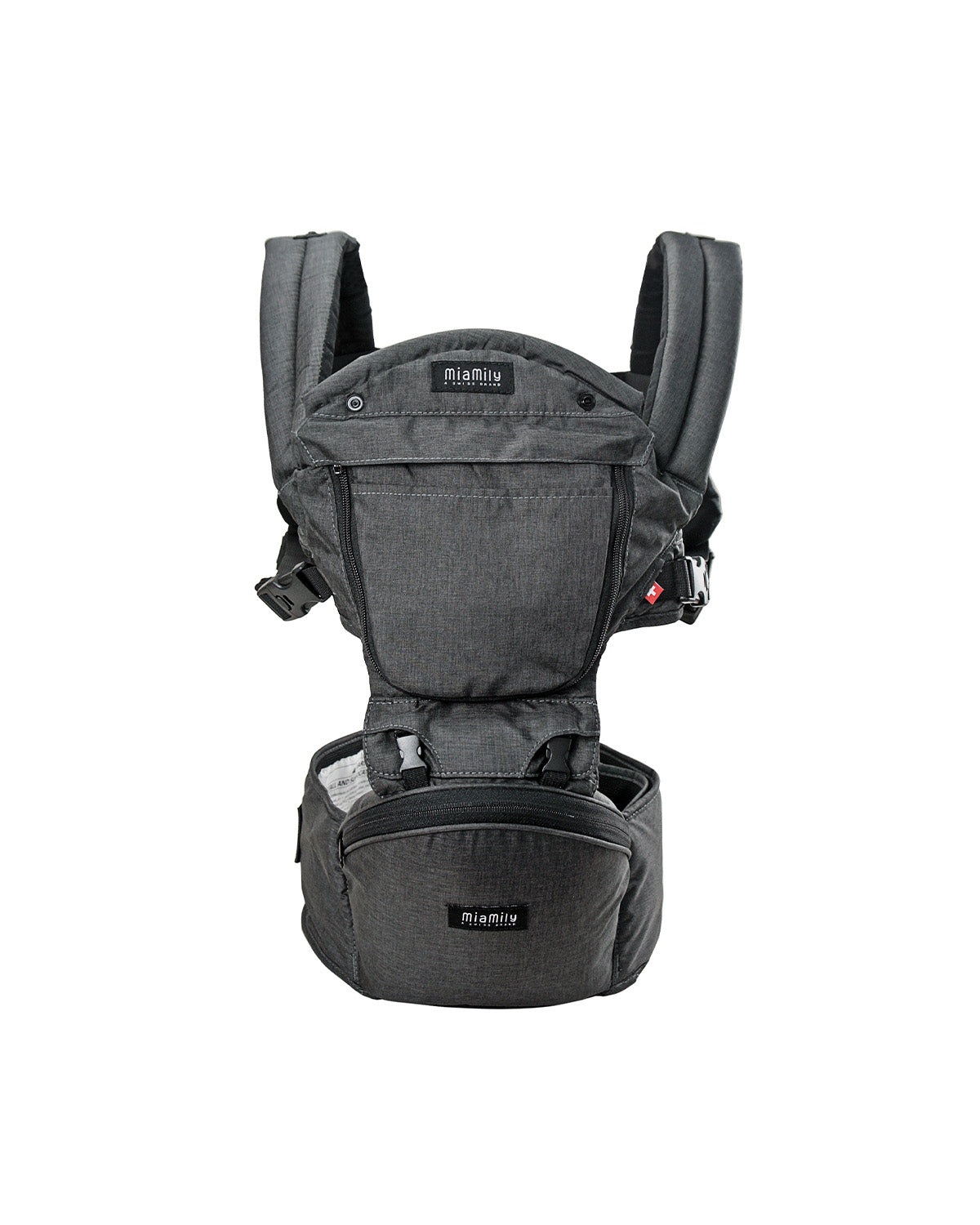 miamily HIPSTER PLUS グレー HIPSTER™ PLUS - MiaMily 3D Baby Carrier for Healthy Baby, Mom
