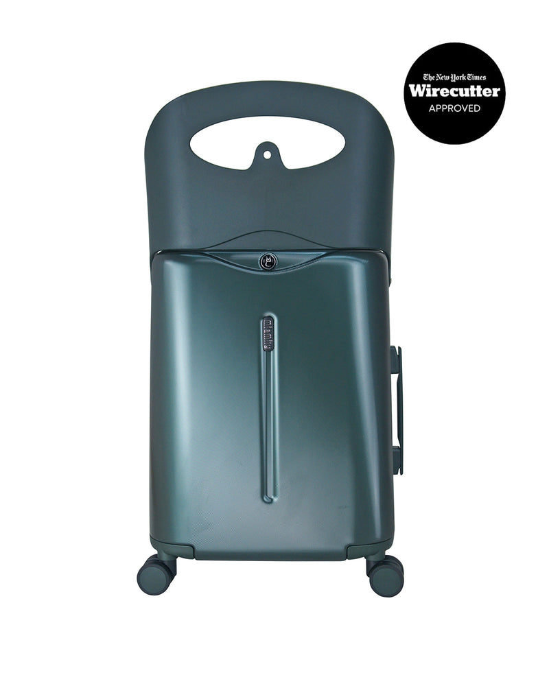 MiaMily Carry On suitcase with built-in seat for kids and adults
